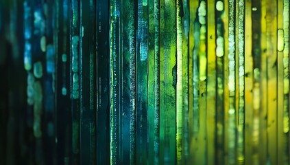 Colorful glass lines

