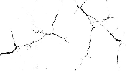 Sketch crack texture. Ground cracks background