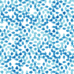 Obraz premium seamless pattern with summer indigo blue leaves texture background pattern used for textiles, tiles, wallpapers, background.