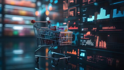 Futuristic grocery store

