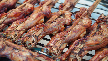 Traditional Thai Grilled Chicken - Perfect for Food Promotions and Cultural Showcases