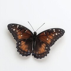 Fototapeta premium lovely buttterfly on white isolate background