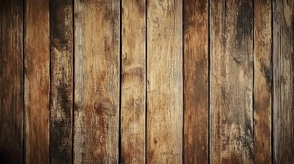 Naklejka premium A rustic wooden wall with aged planks and a natural wood texture, creating a cozy atmosphere