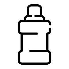mouthwash Line Icon