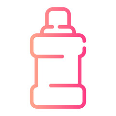 mouthwash Line Gradient Icon