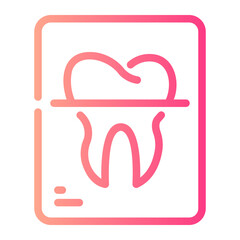 xray Line Gradient Icon