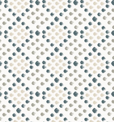 seamless geometric pattern with dots. Simple winter dots pattern Geometric texture background.