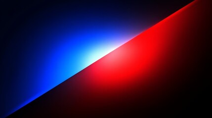 Obraz premium Abstract Background with Red and Blue Neon Light and Gradient Effect