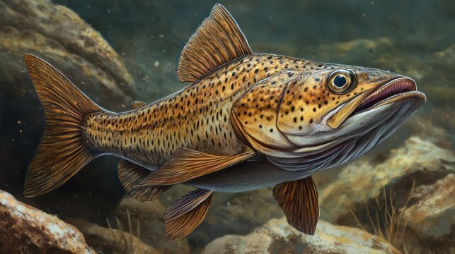 Majestic Taimen: A Masterpiece of Aquatic Life