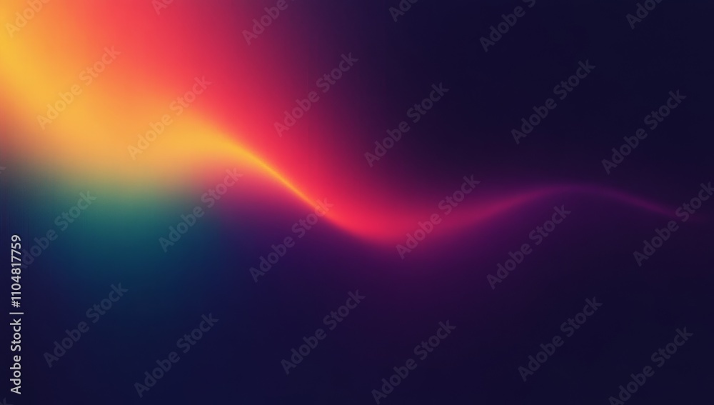 Poster Vibrant Abstract Digital Gradient Background with Color Blend Smooth Transition Light and Dark