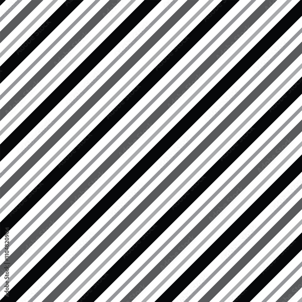 Poster abstract monochrome geometric diagonal black grey line pattern can be used background.