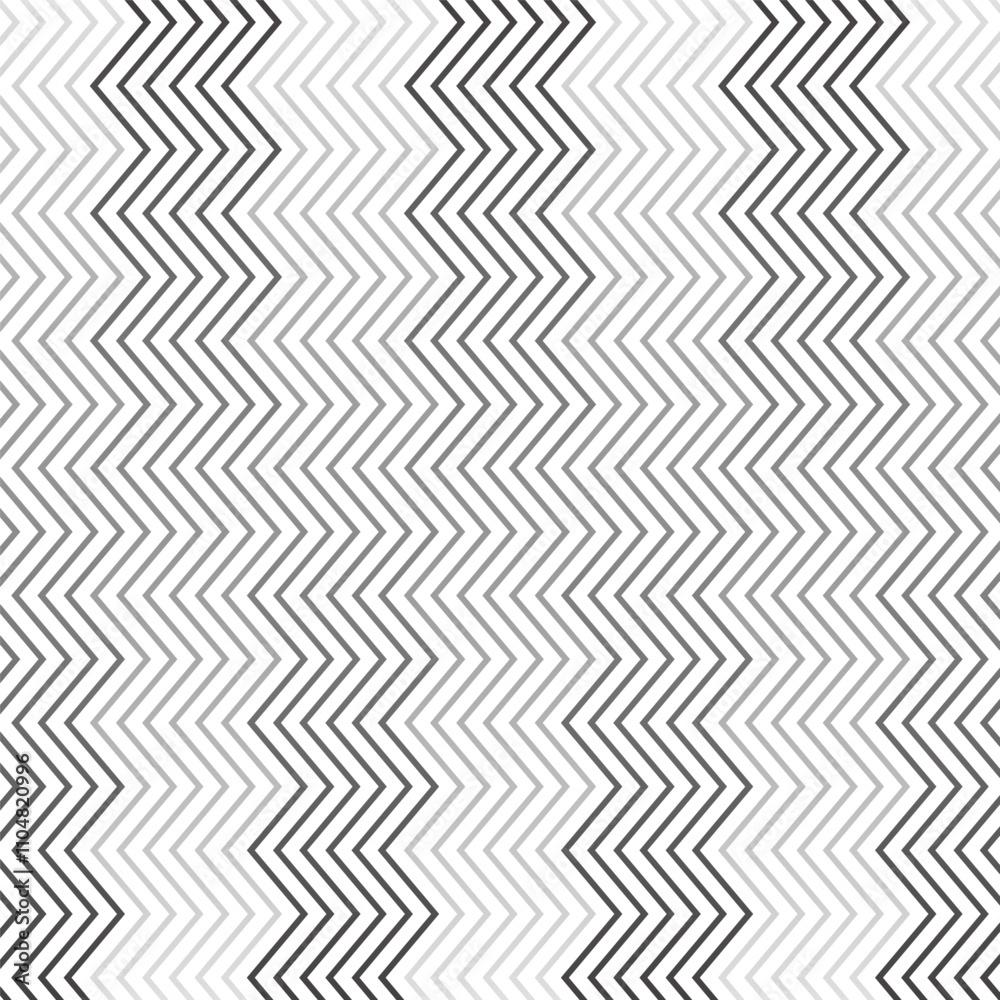 Aufkleber abstract monochrome geometric diagonal gradient irregular wave line pattern can be used background.