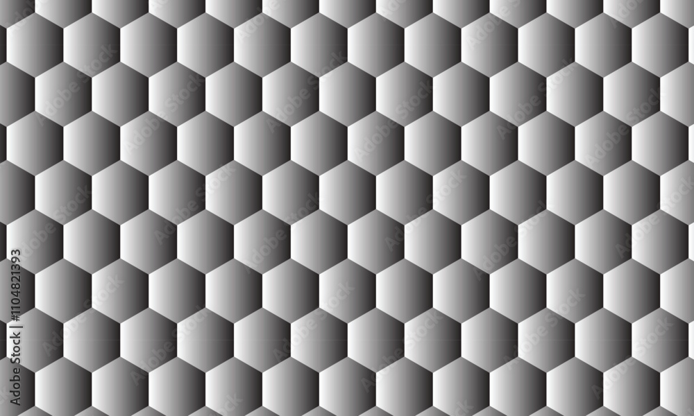 Aufkleber abstract monochrome geometric gradient polygon pattern art can be used background.