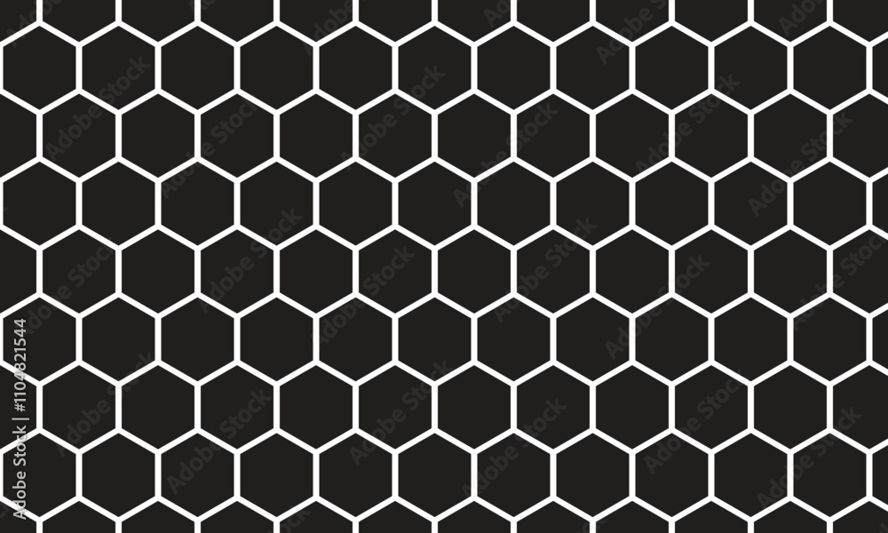 Poster abstract monochrome geometric polygon pattern can be used background.