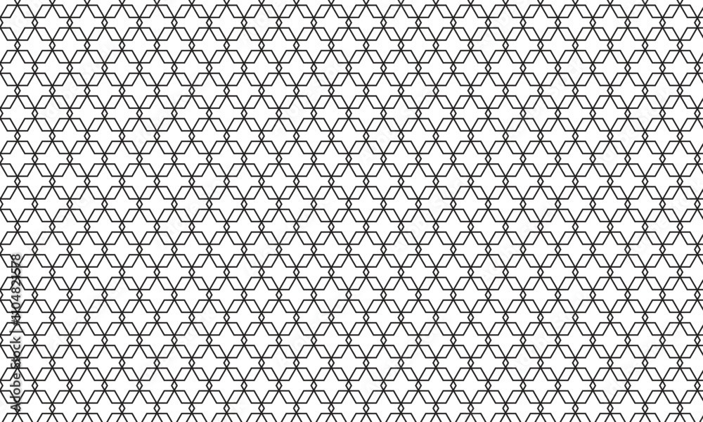 Poster abstract monochrome geometric outline polygon pattern vector art can be used background.