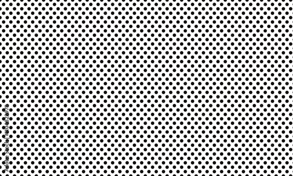 Poster abstract monochrome geometric black polka dot pattern can be used background.