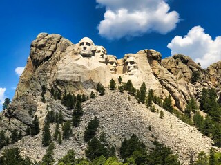 Spring at Mt. Rushmore National Park in South Dakota.