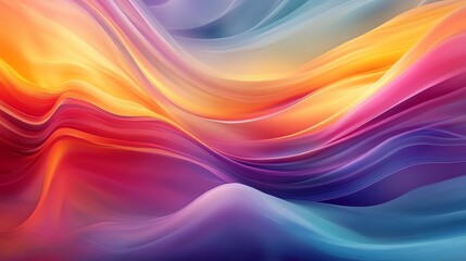 Colorful abstract waves in vibrant hues, perfect for backgrounds and designs.