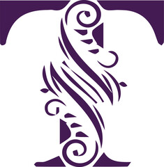 English Alphabet art color signs letters design