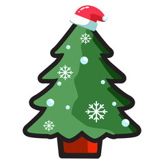 Green Christmas Tree 