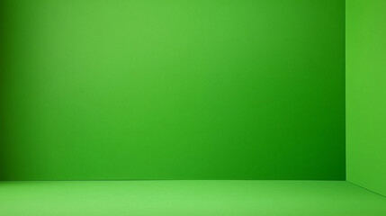 Green Room with Corner Shadows