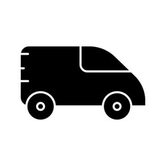 fast shipping delivery truck icon set