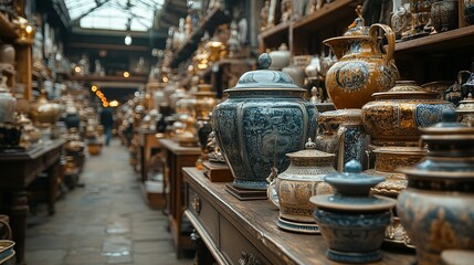 Charming Vintage Treasures: Discovering Unique Finds at the Flea Market