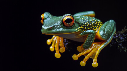 red eyed tree frog