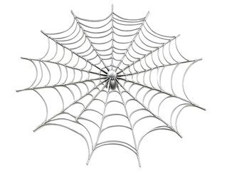 A decorative spider web design, showcasing intricate patterns and a central spider.