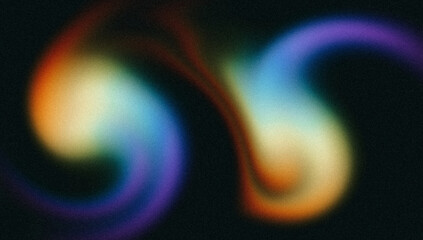 4K Beautiful color gradient background with noise. Abstract pastel holographic blurred grainy gradient banner background texture Colorful digital grain soft noise effect, aesthetic iridescent texture