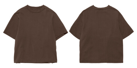 Front and back t-shirt, tees, oversized t-shirt mockup, black & grey washed t-shirt mockup for...