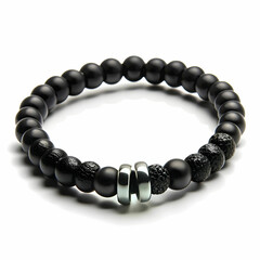 Obraz premium black bracelet on transparent background