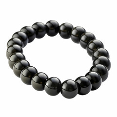 Obraz premium black bracelet on transparent background