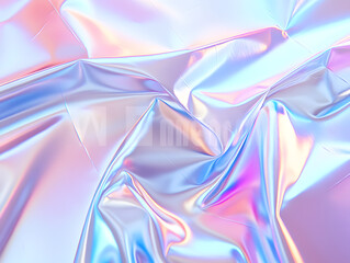 Vibrant iridescent fabric texture studio digital art soft lighting close-up aesthetic appeal and design inspiration