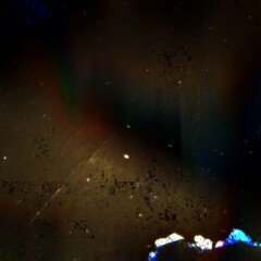 Film texture background with heavy grain, dust and light leakage developed on paper