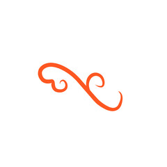 Obraz premium red swirl decoration