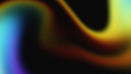 4K Beautiful color gradient background with noise. Abstract pastel holographic blurred grainy gradient banner background texture Colorful digital grain soft noise effect, aesthetic iridescent texture