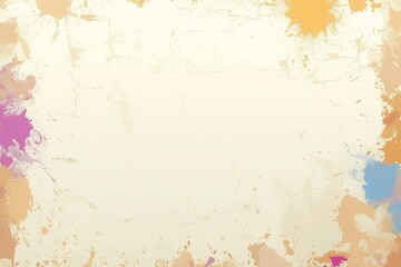 Fototapeta premium Frame template made of paint stains
