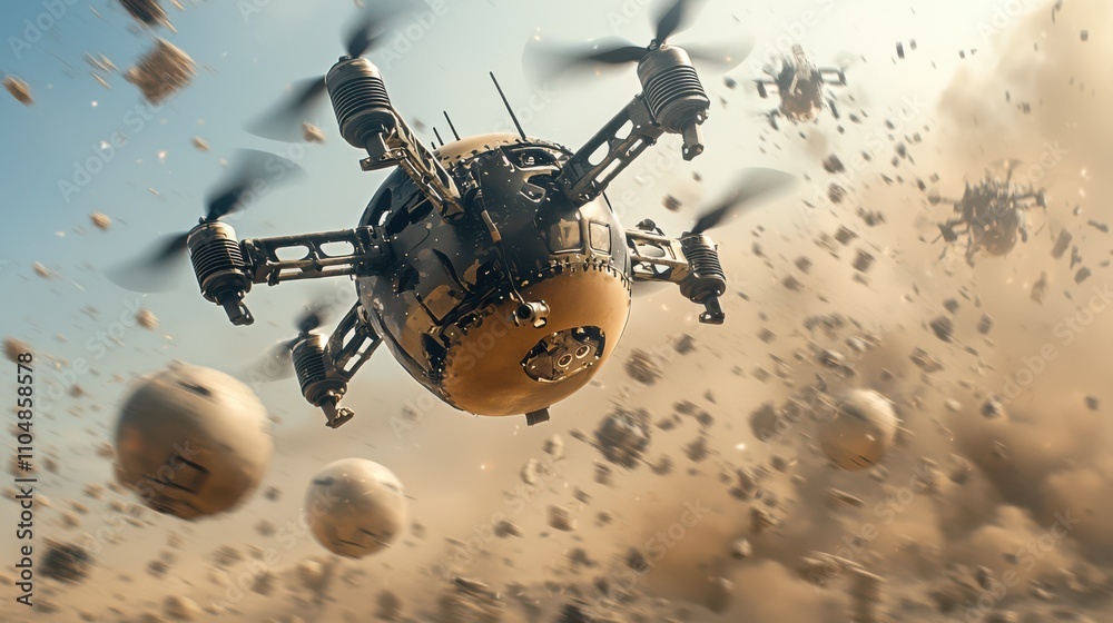 Poster Deploying bombs with innovative drone technology a tactical event in urban environments