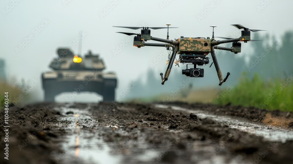 Aufkleber remote-controlled drone deployment with improvised explosive devices in conflict zones a tactical ov