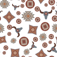 Western America Cowboy country in wild west with Red Indians , rodeos, ranches
