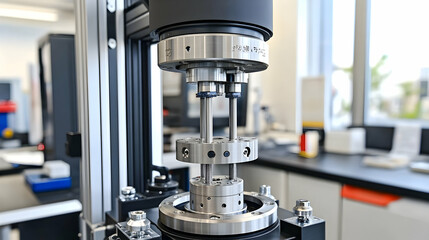 Precision Testing Machine, Industrial Strength Material Analysis Equipment in a Modern Lab Setting