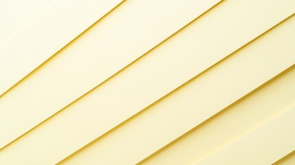 Obraz premium Horizontal striped yellow matte paper texture featuring a soft and minimalist design, perfect for new year and christmas festival greeting cards, winter-themed backgrounds, holiday decoration concepts