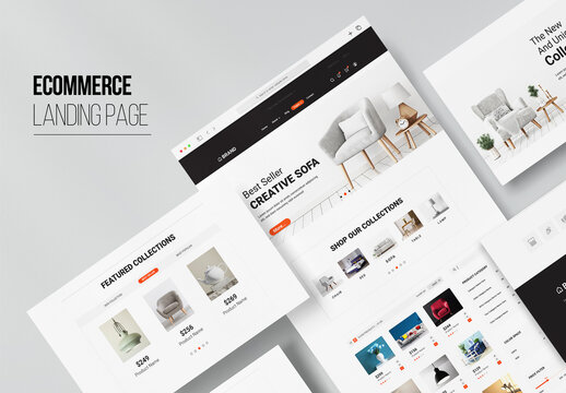 E commerce Website Landing Page