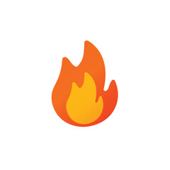 Fire flame vector illustration design template