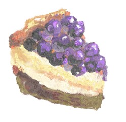 블루베리 케이크