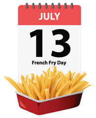 Celebrating French Fry Day in July