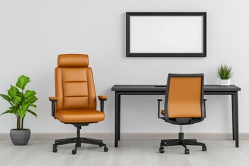 A certificate displayed in a sleek black frame, mounted on a modern minimalist wall