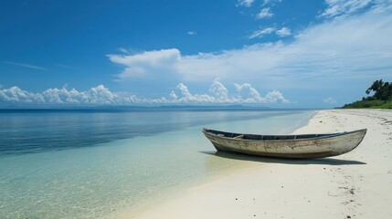 Obraz premium Exploring hidden beaches, with serene, untouched landscapes