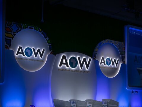 AOW Energy event stage setup
